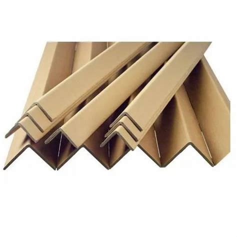 metal angle reinforcement edge for cardboard box producton|angle wrap paperboard.